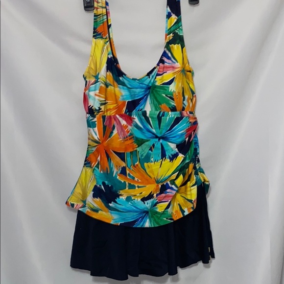 Maxine of Hollywood Wo US SIZE 12 VIBRANT ONEPIECE Swimwear GOOD CLEAN CONDITION - Picture 1 of 11